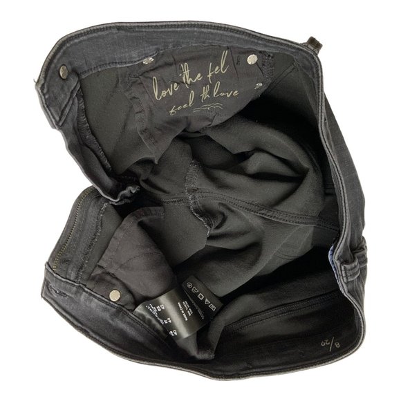 Liverpool Zipper Trim Abby Hi Rise The Ankle Skinny Jeans \ Size 8 - Picture 13 of 15